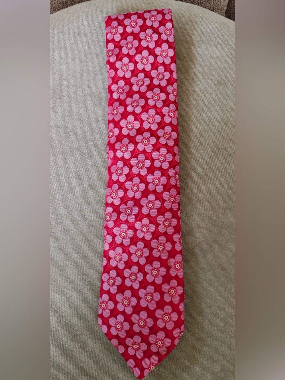 Ted Baker Pink Floral Silk Tie